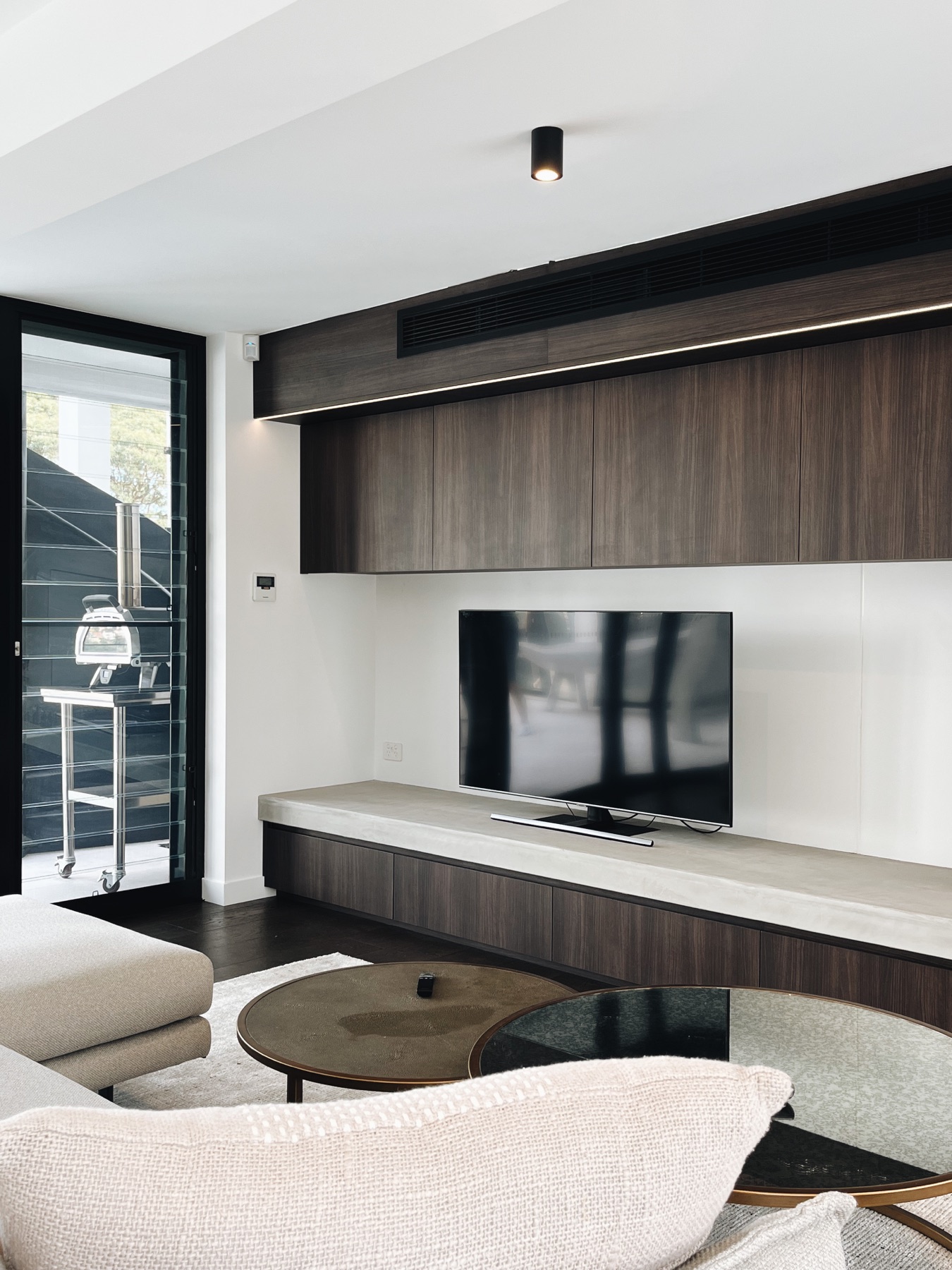 Joinery and media wall