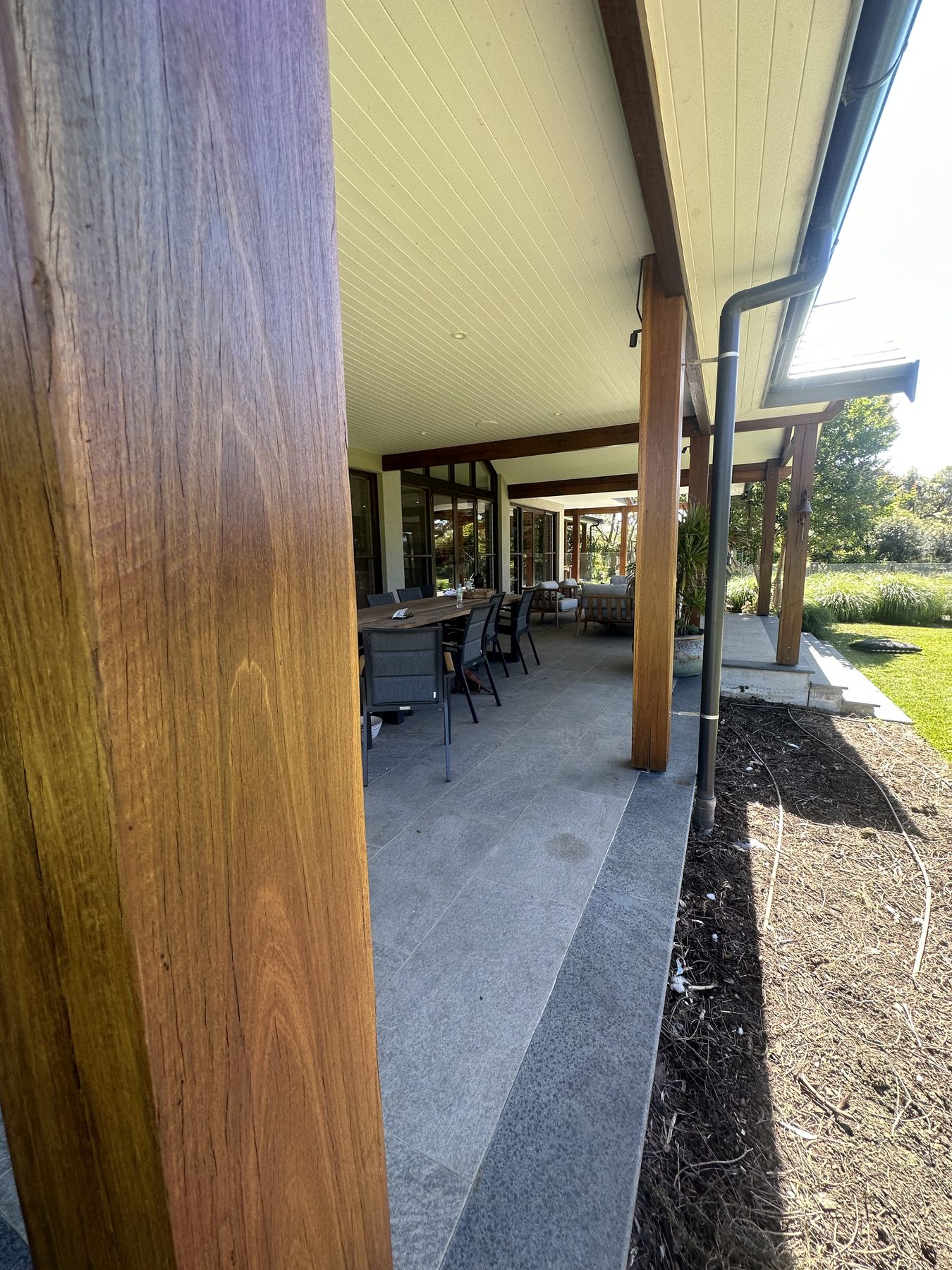 Exterior timber detail