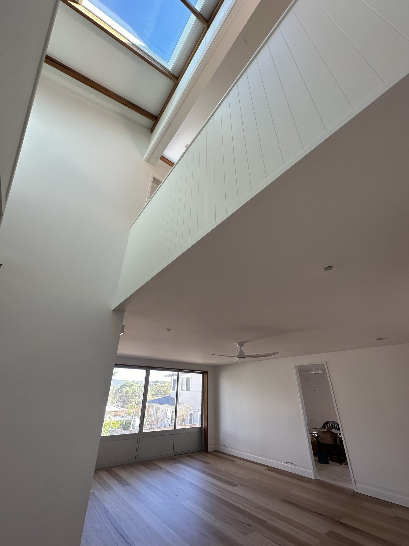 Open living void finish