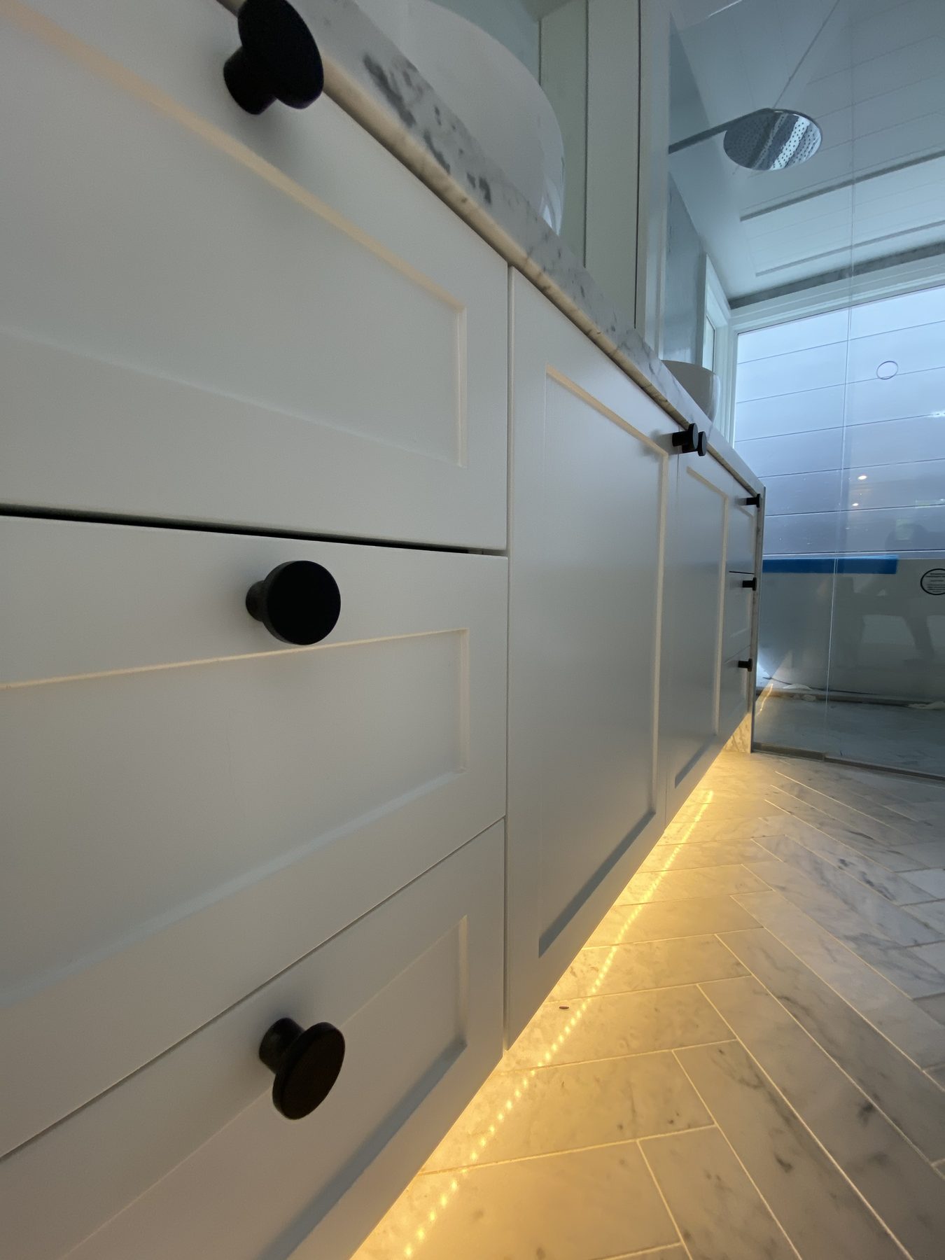 Bathroom vanity detail