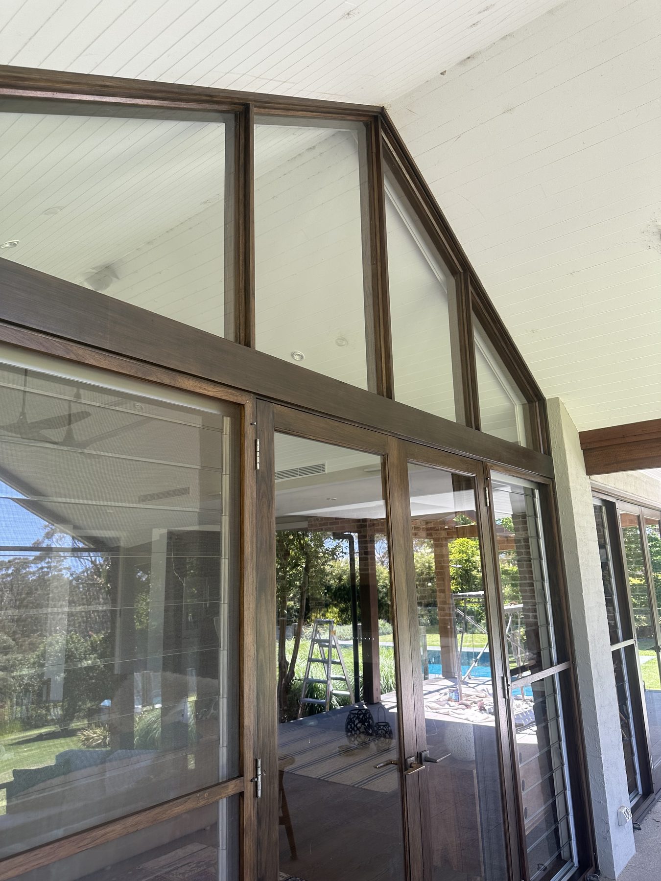 Door and trim finish