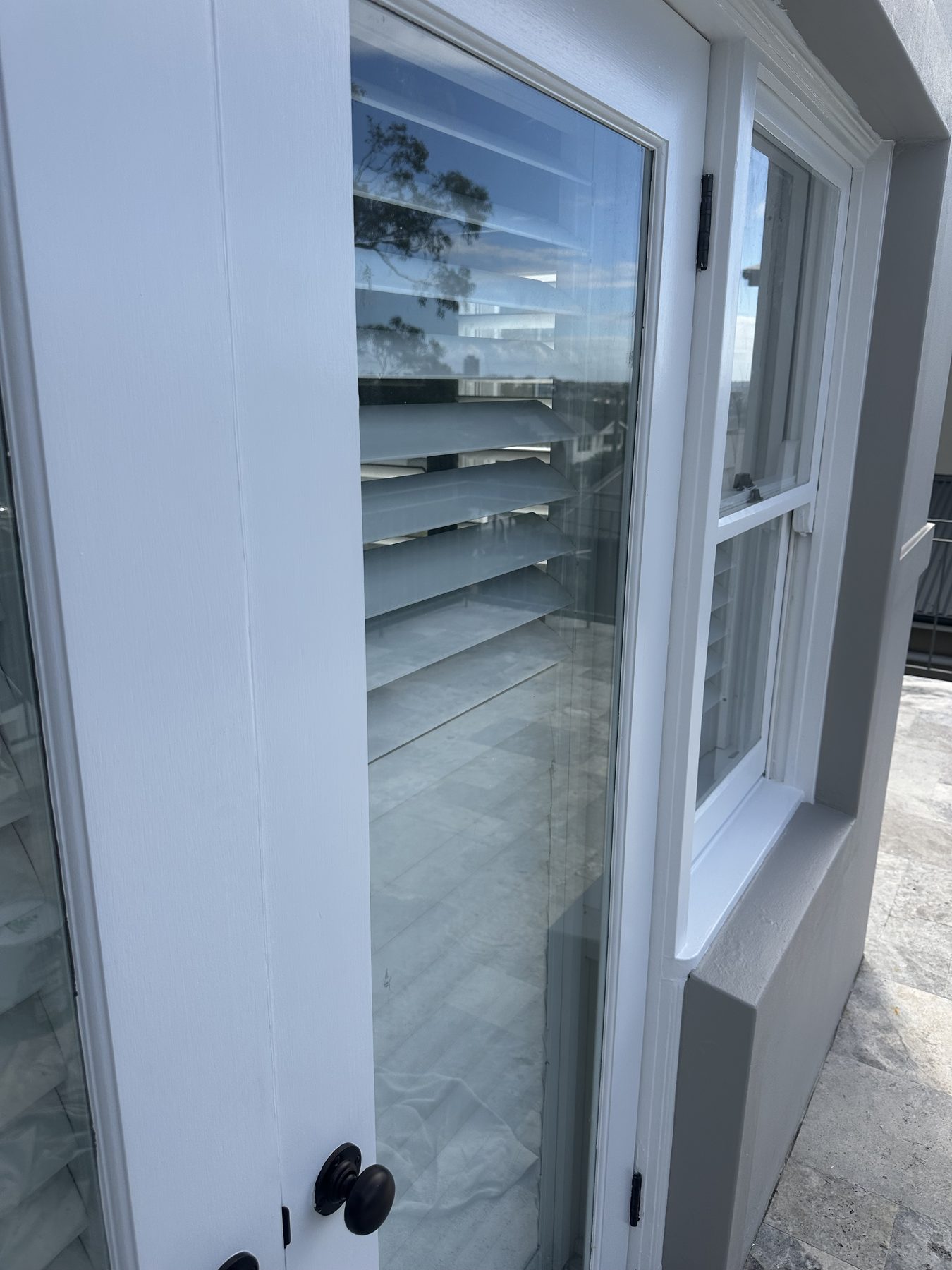 Door and trim finish